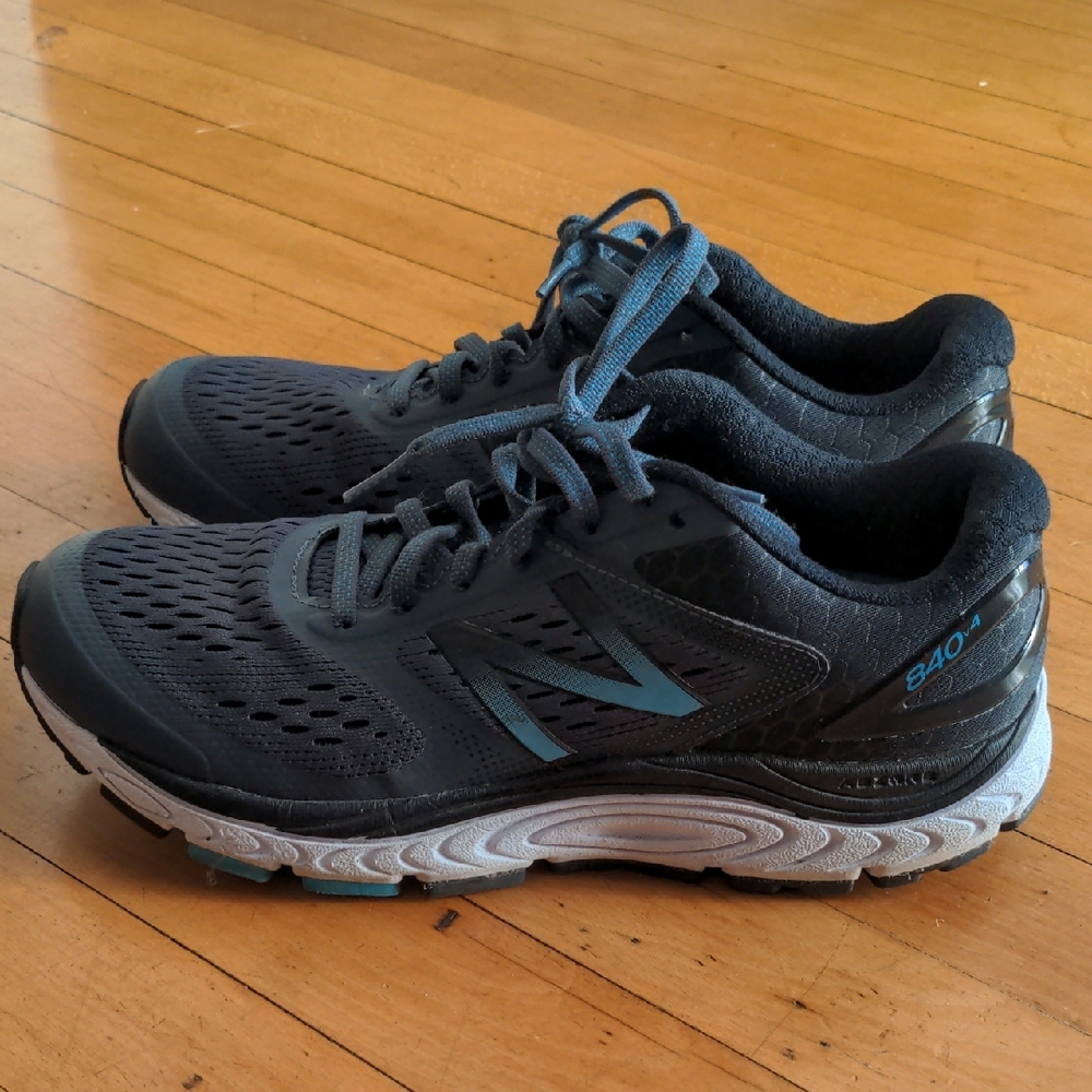 New Balance Charcoal and Teal Sneakers